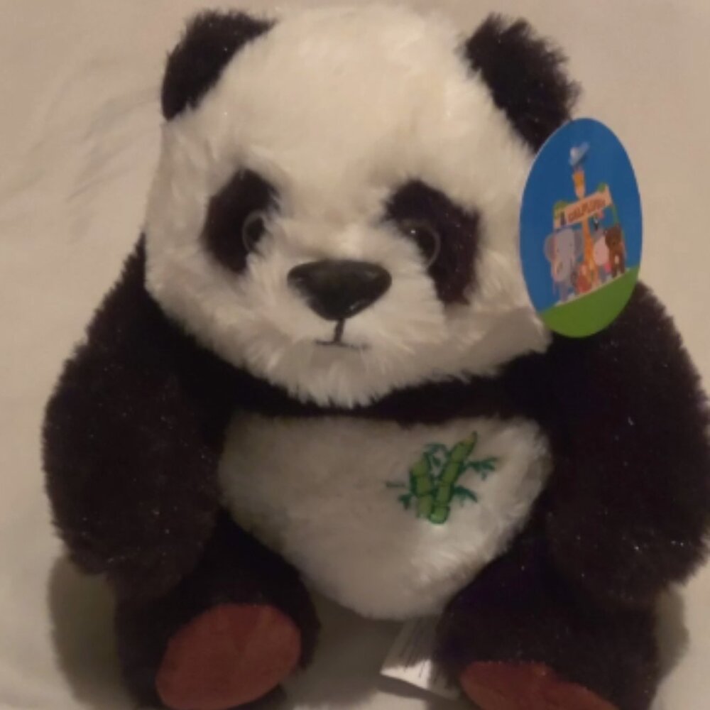 Calplush Panda Bear 8" Plush Stuffed Animal